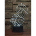 3D Dice LED Light